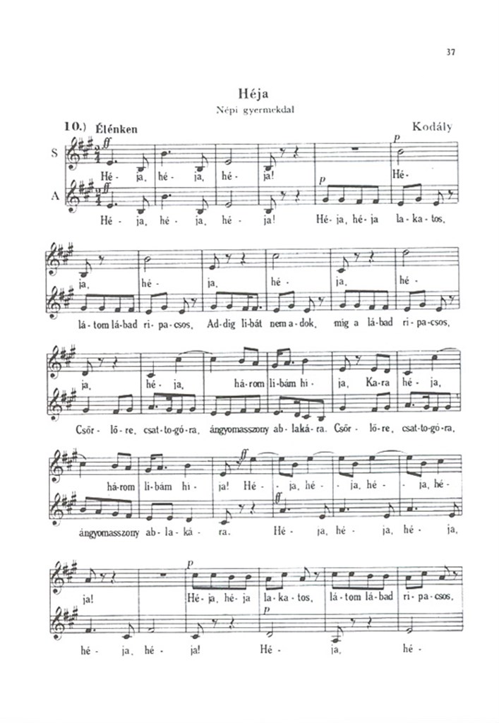 Methodik des musikalischen Schreibens und Lesens V
