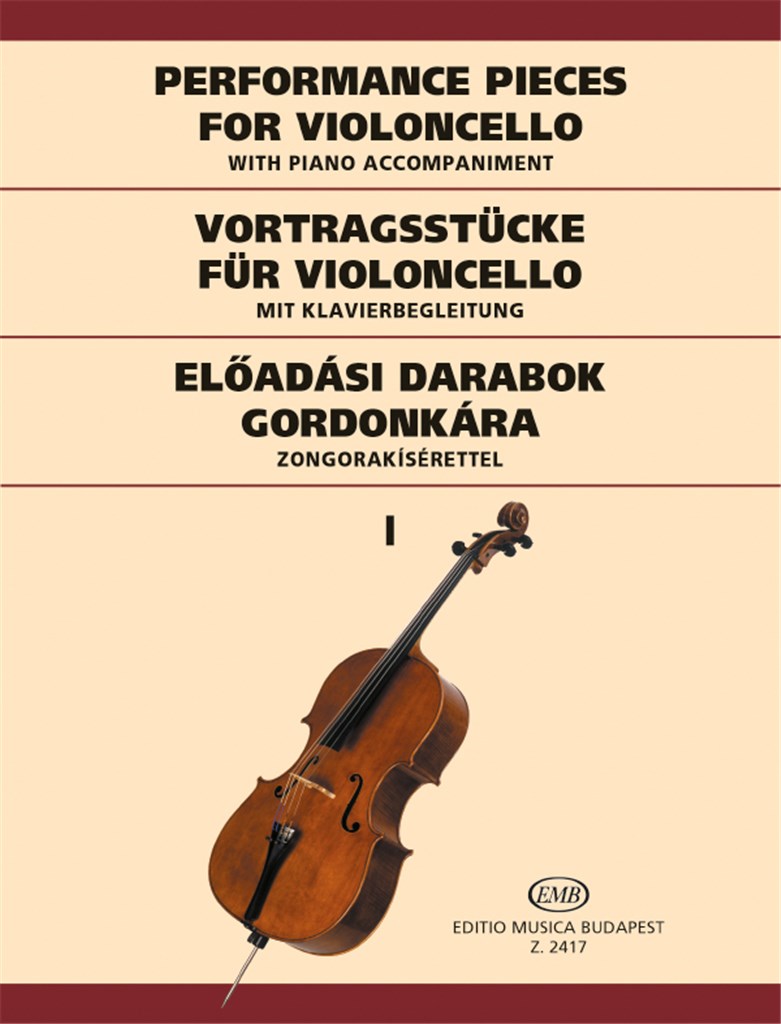 Vortragsstücke für Violoncelllo mit Klavierbgleitu