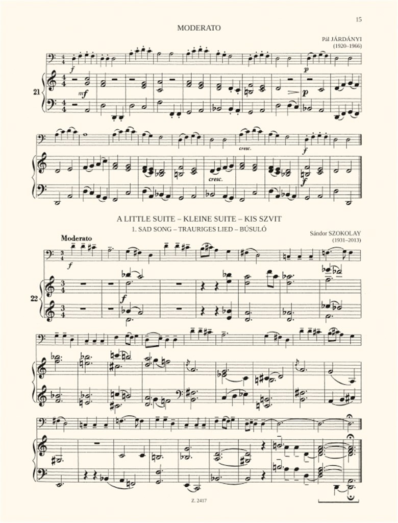 Vortragsstücke für Violoncelllo mit Klavierbgleitu