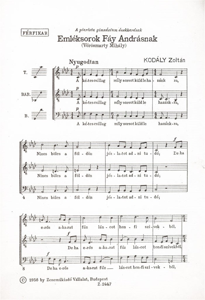 In András Fáy's Album