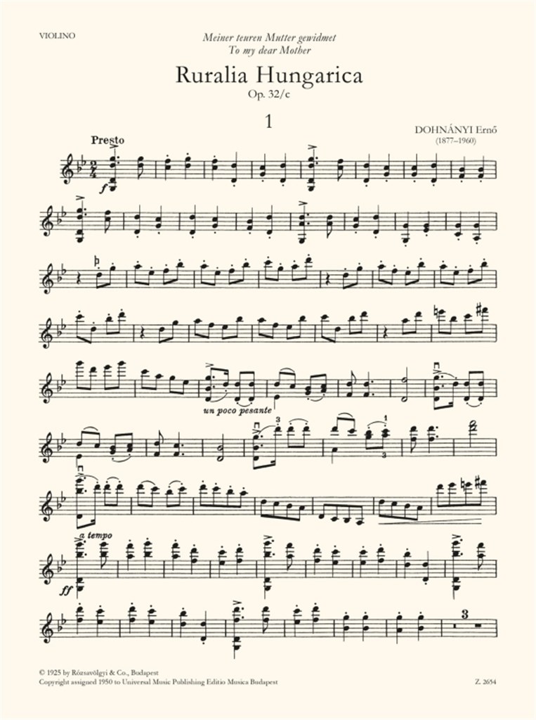 Ruralia Hungarica op. 32-c