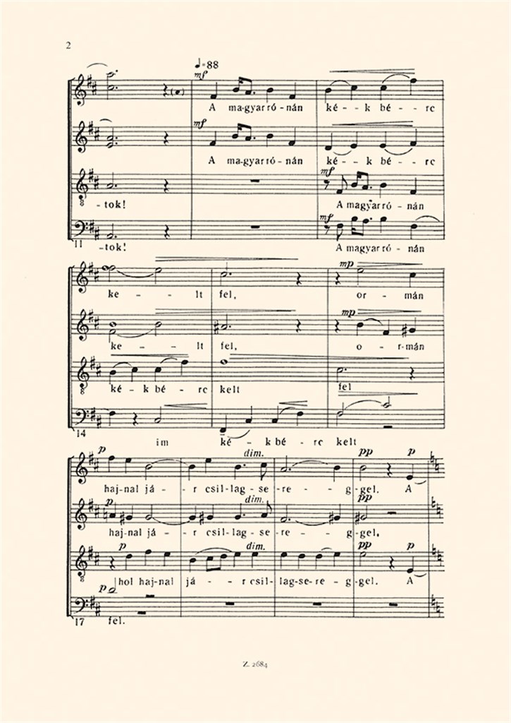Kodaly koszontese