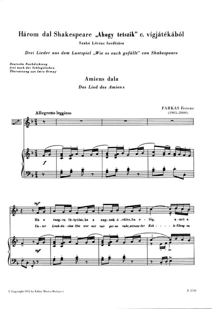 Selected Songs