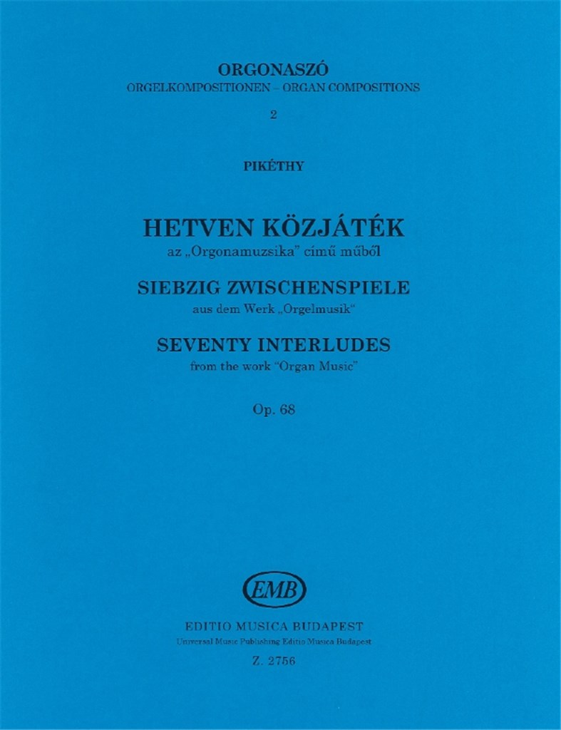 ORGELMUSIK II 70 Zwischenspiele
