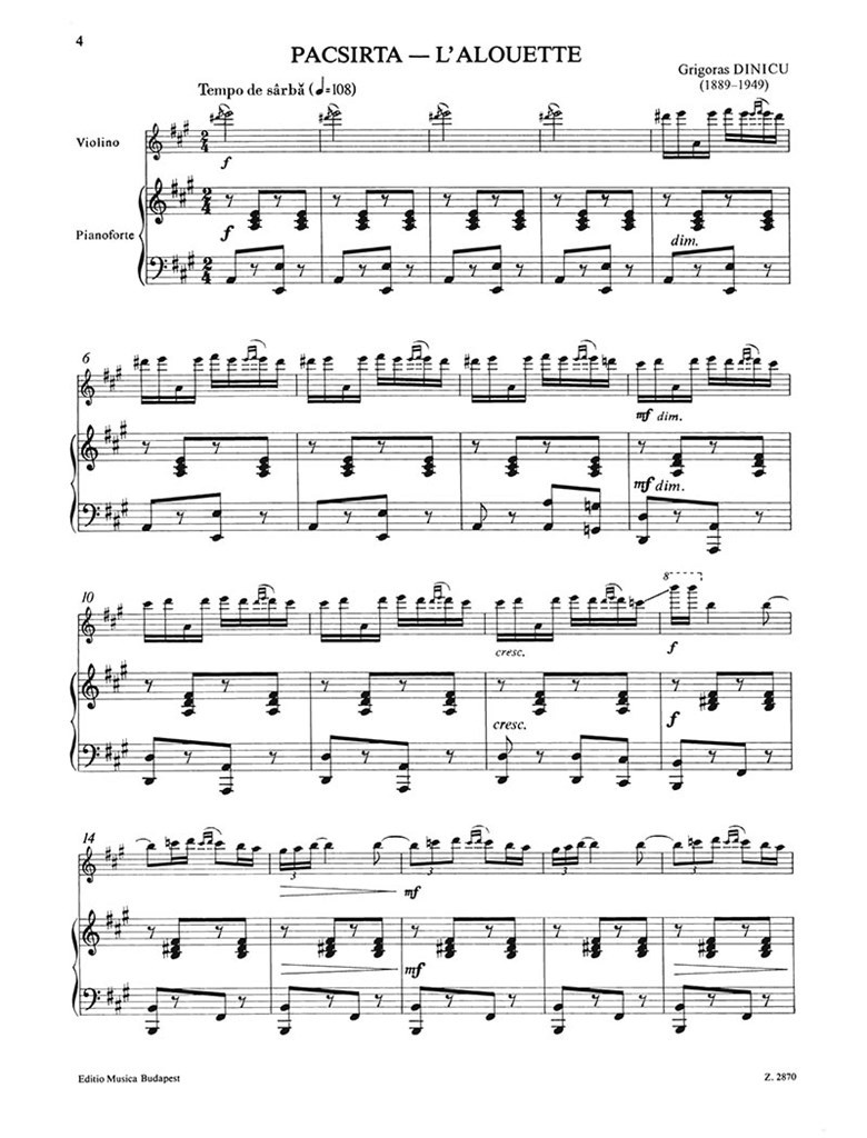 Hora staccato - Die Lerche