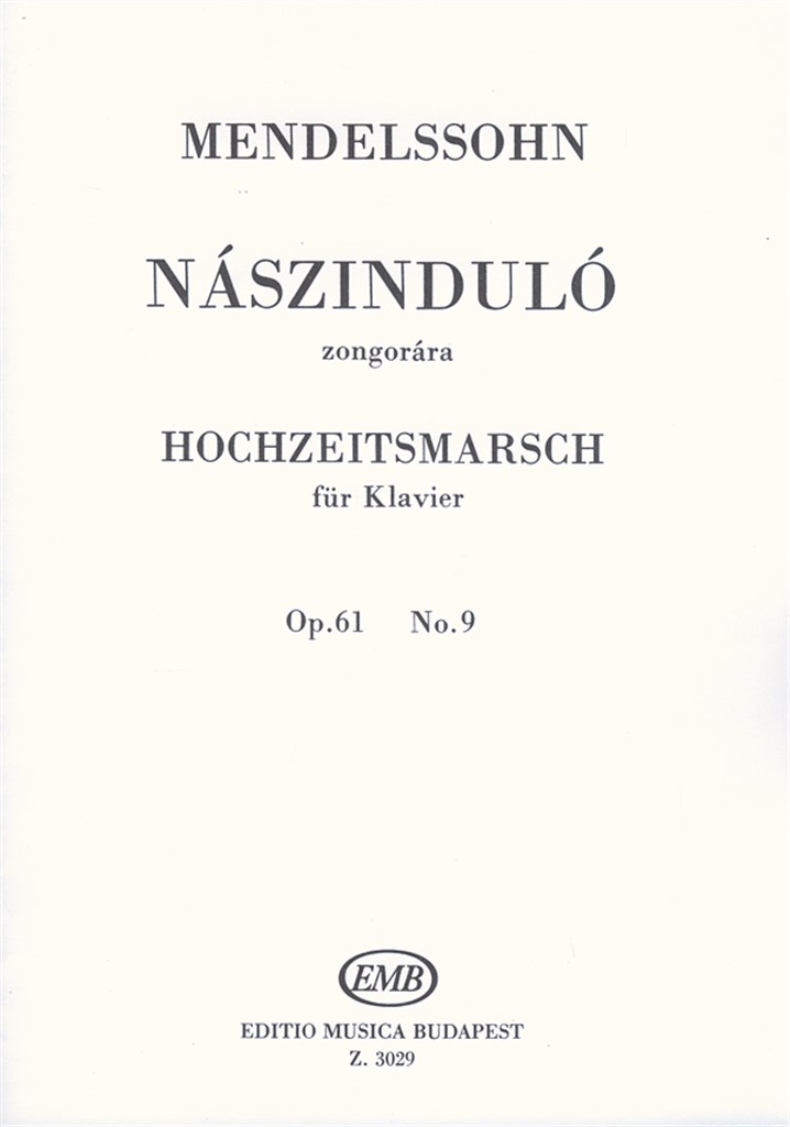 Hochzeitsmarsch Op. 61, No. 9