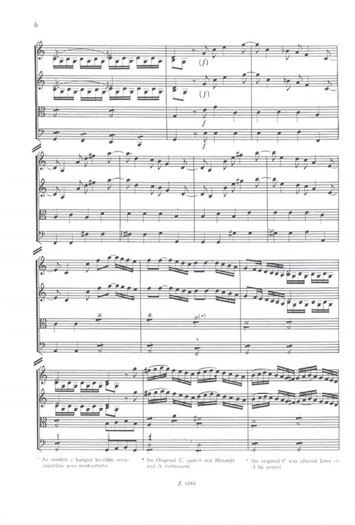 Sinfonia in do maggiore