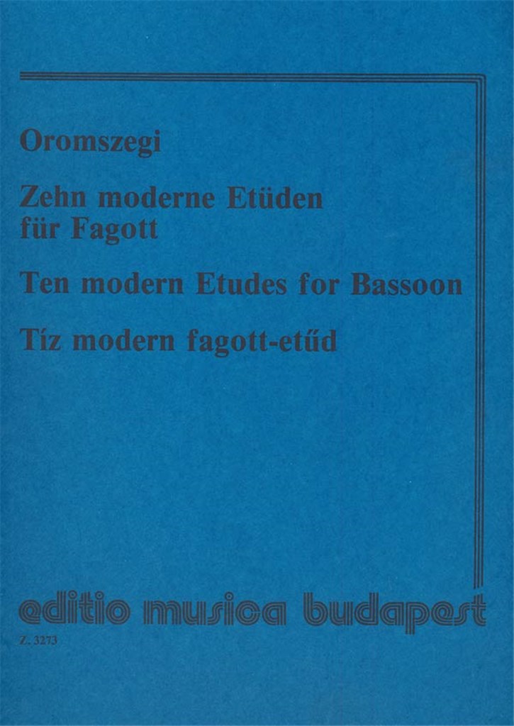Zehn moderne Etüden für Fagott