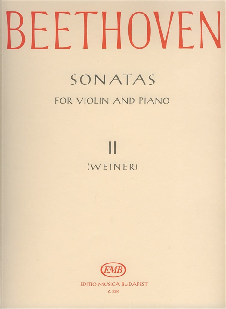 Sonaten II für Violine und Klavier