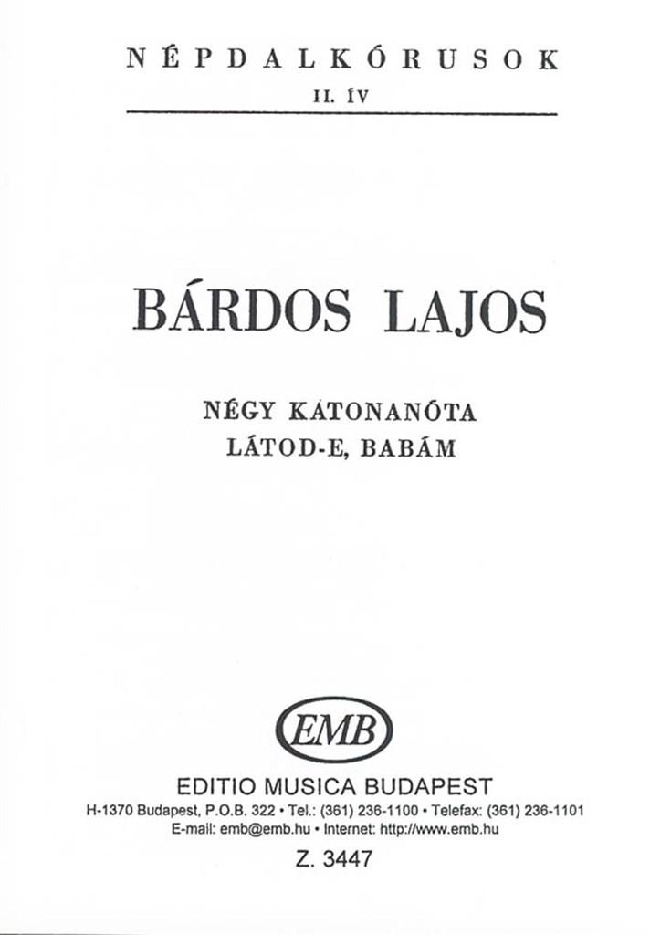 Négy katonanóta - Látod-e, babám V2