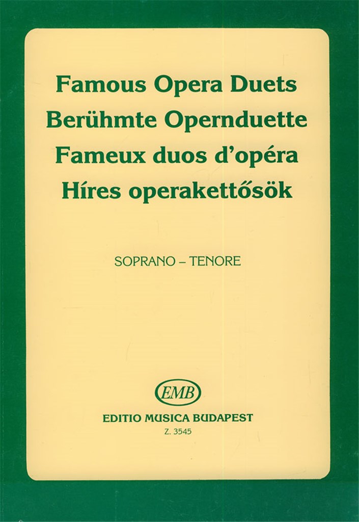 Berühmte Opernduette+C3954 Sopran und Tenor
