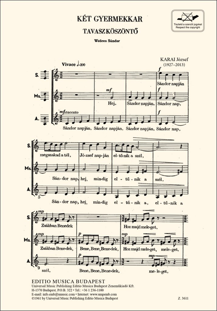 Two Children's Songs