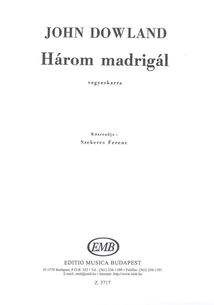 Three Madrigals