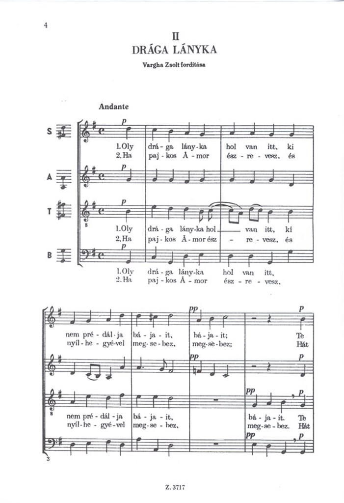 Three Madrigals