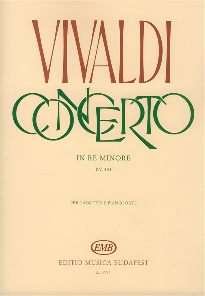 Concerto in re minore per fagotto, archi e cZalo