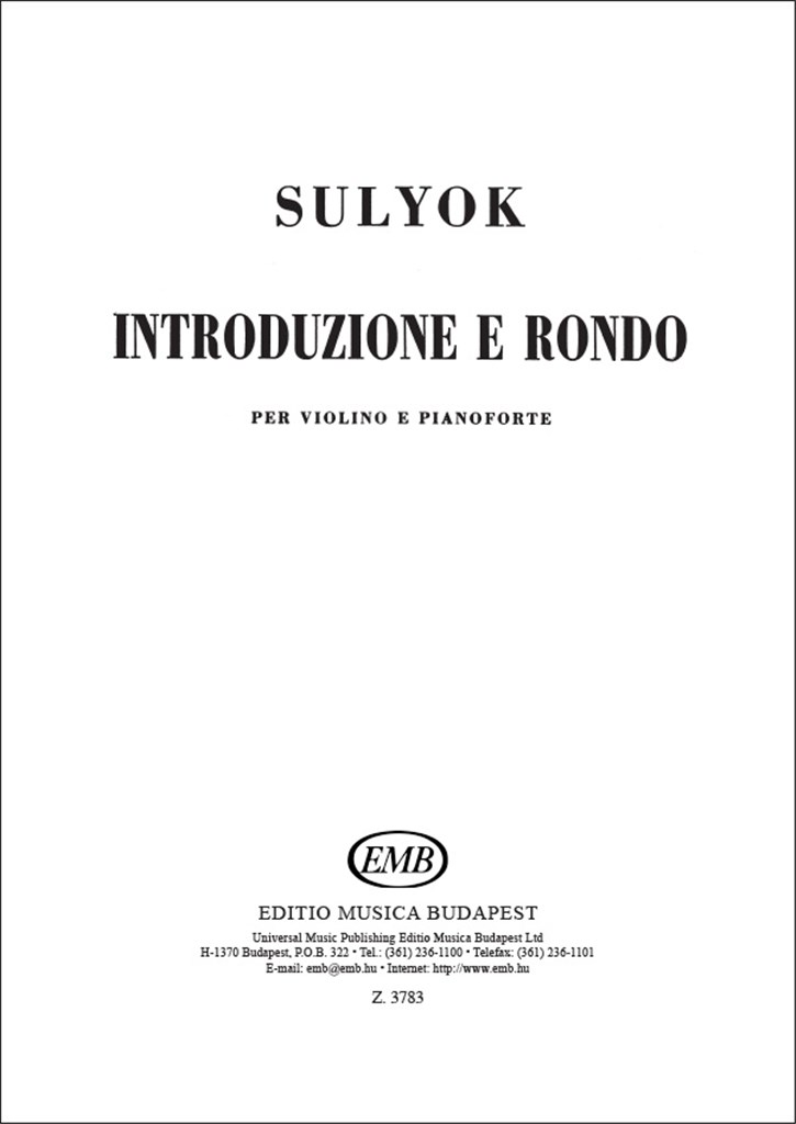 Introduzione e Rondo
