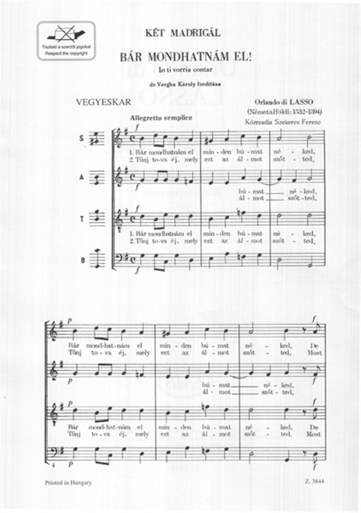 Two madrigals