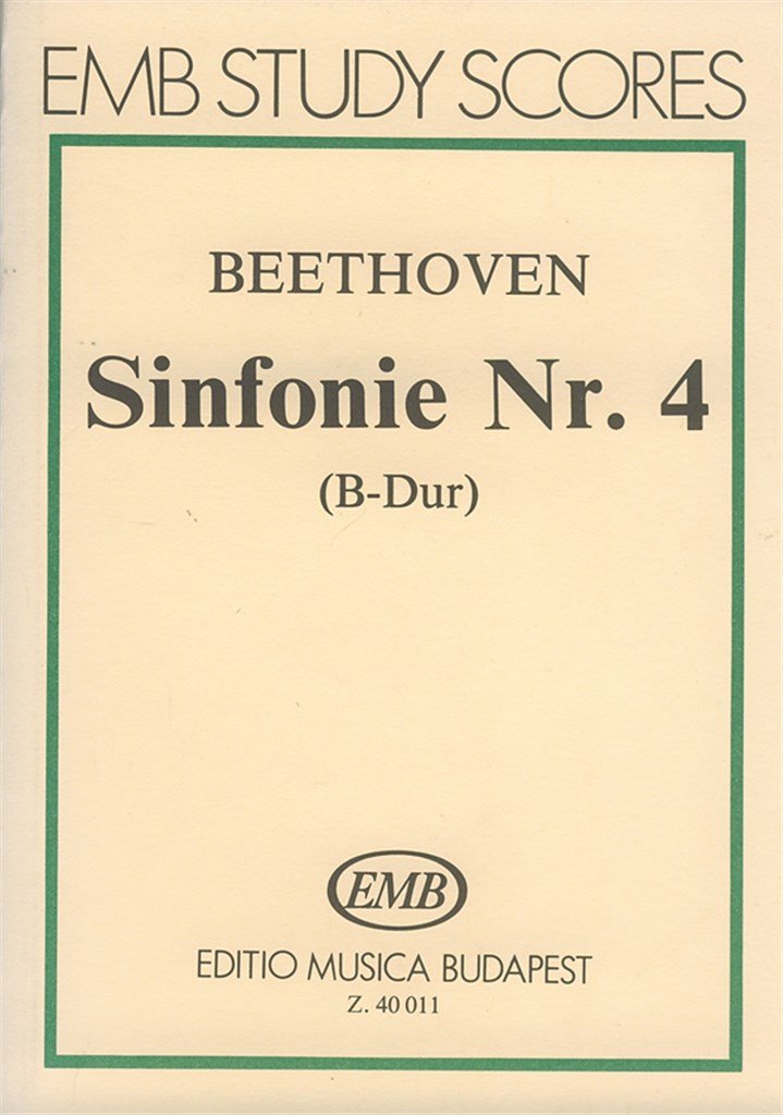 Sinfonie Nr. 4 (B-Dur) op. 60