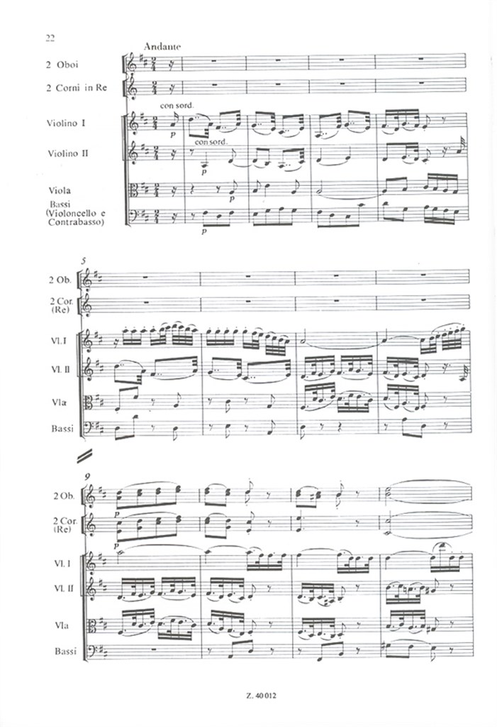 Sinfonie A-Dur, KV 201
