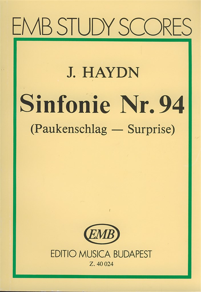 Sinfonie Nr. 94 (G-Dur) Paukenschlag