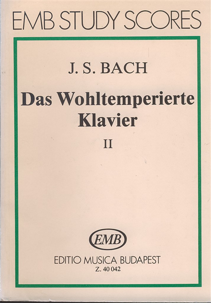 Das wohltemperierte Klavier II, BWV 870-893