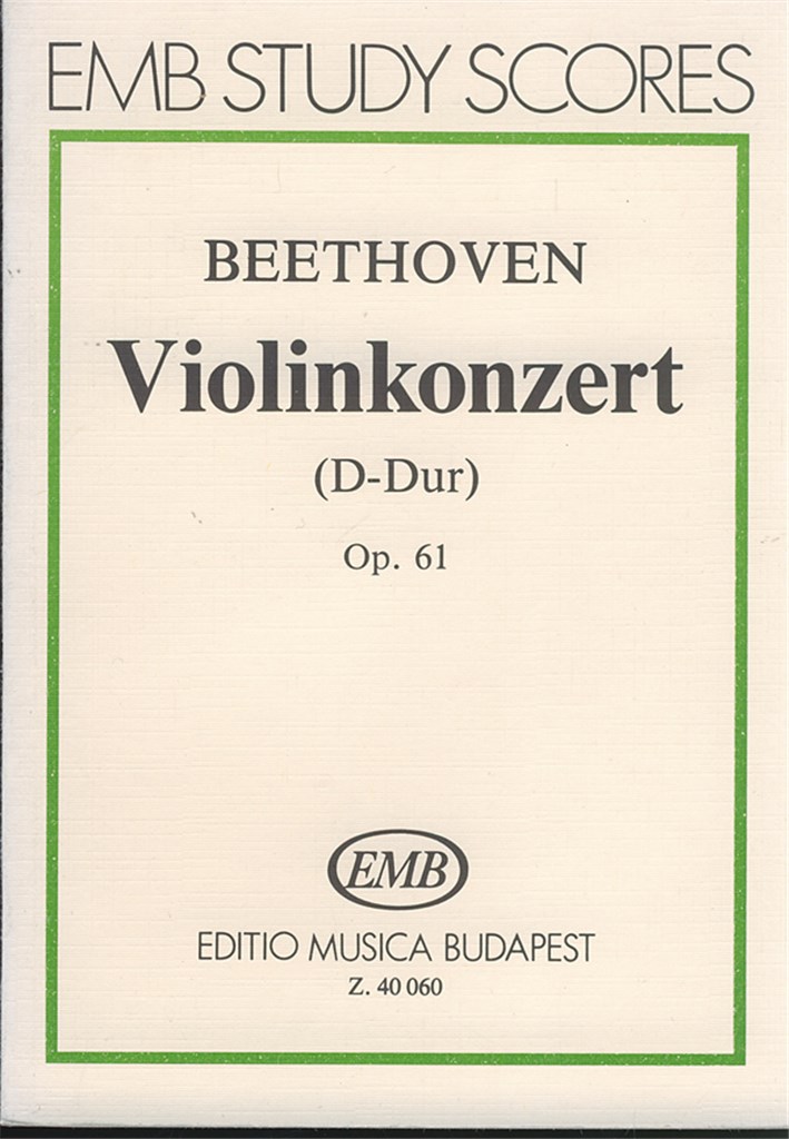Violinkonzert D-Dur op. 61