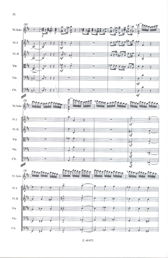 Violinkonzert D-Dur op. 77