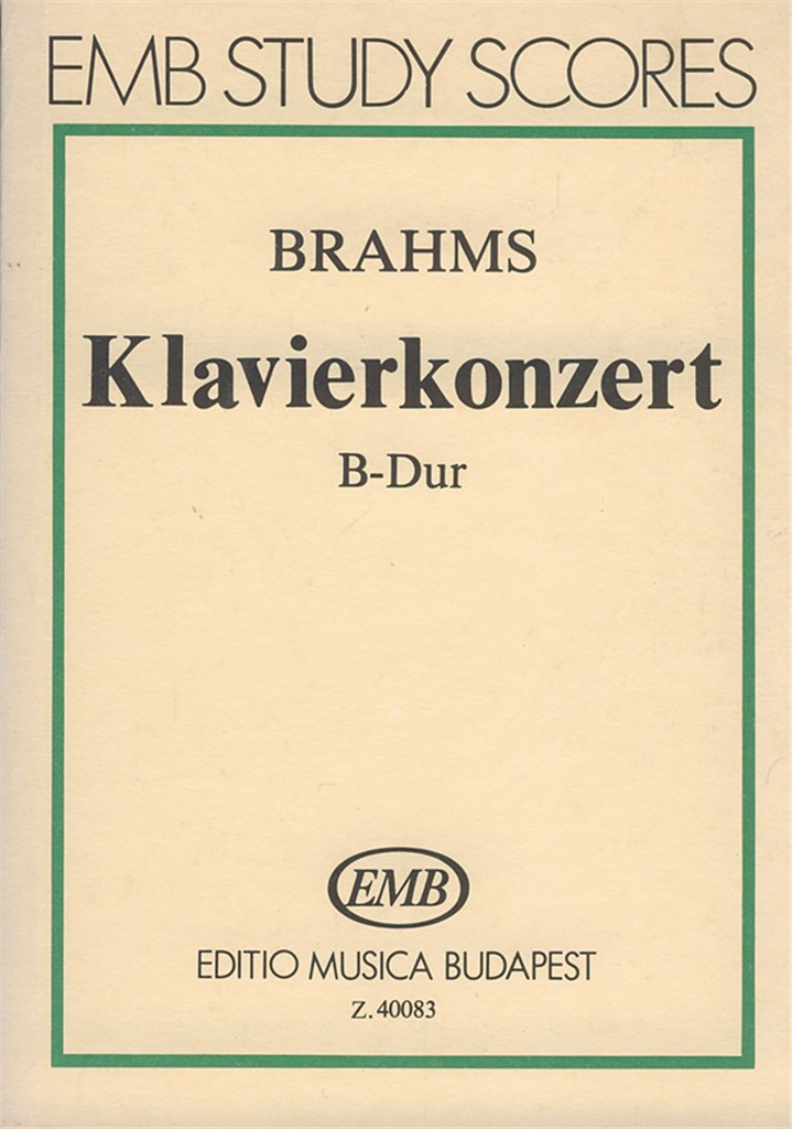 Klavierkonzert B-Dur op. 83