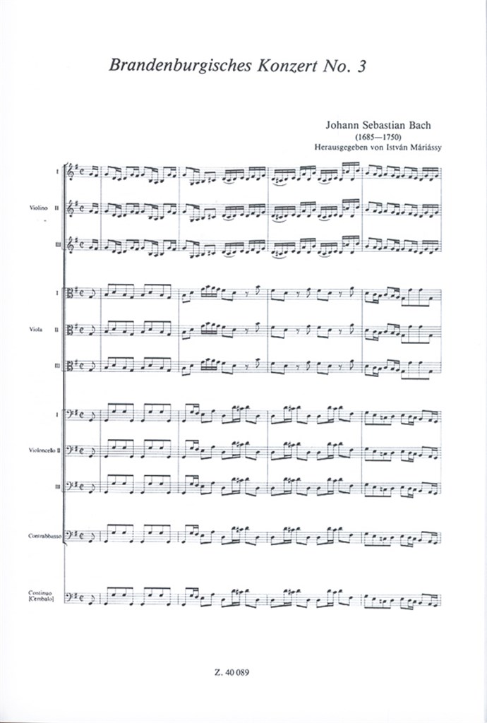Sechs brandenburgische Konzerte BWV 1046-1051