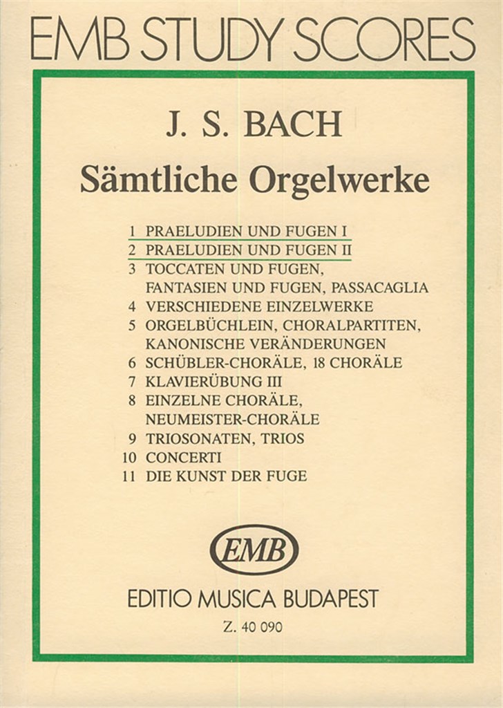 Sämtliche Orgelwerke