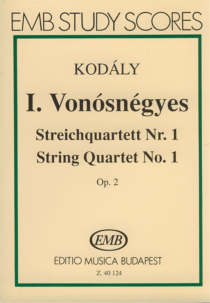 Streichquartett Nr. 1 op. 2