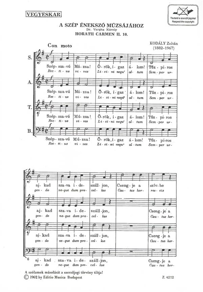 Horatii Carmen II.10