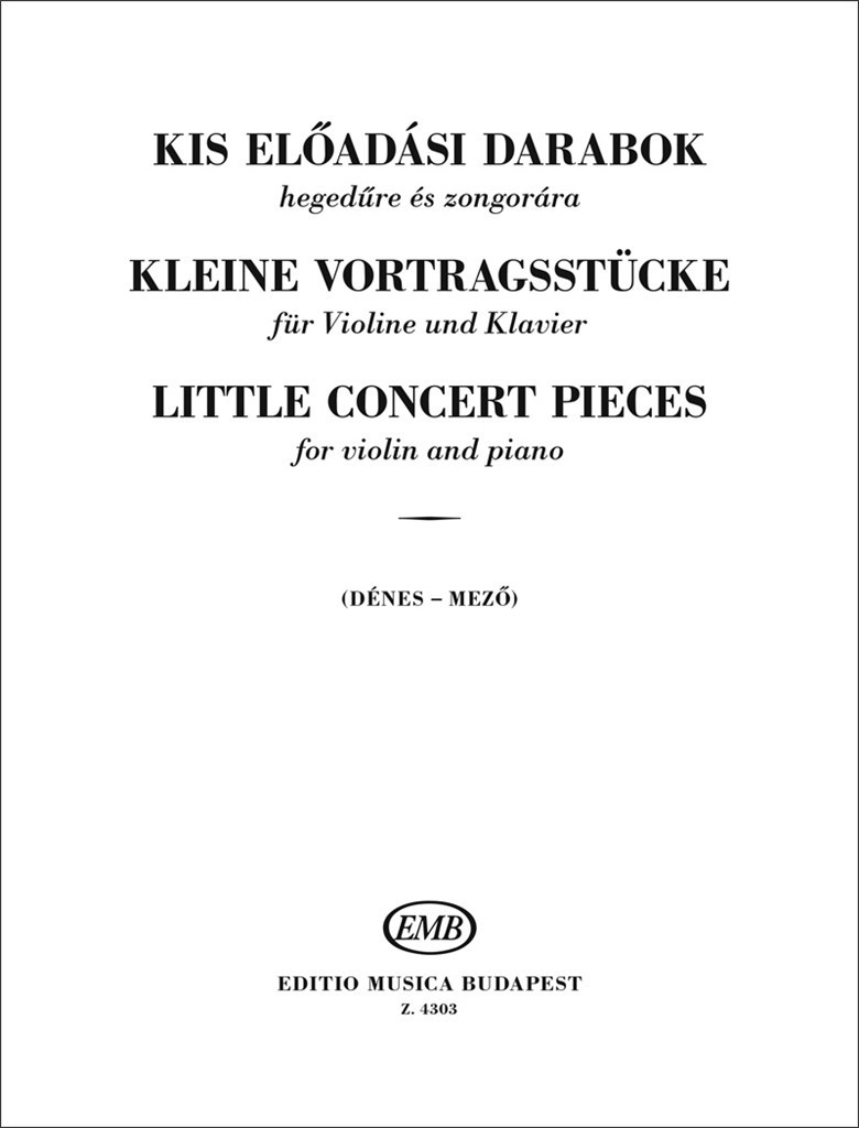 Kleine Vortragsstücke