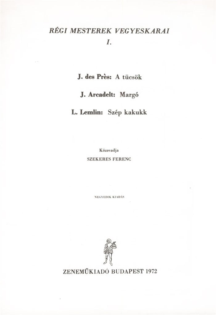 Old Masters' Mixed Choruses V1