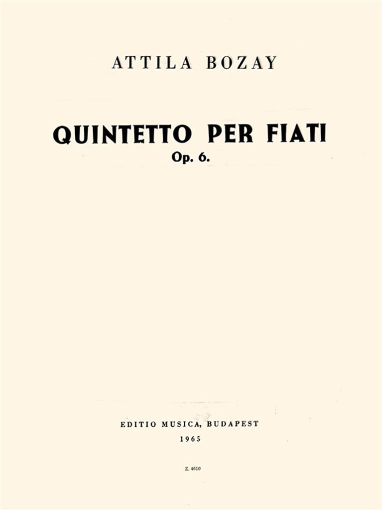 Bläserquintett Op. 6