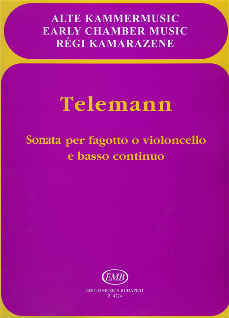 Sonata per fagotto o violoncello e basso continu