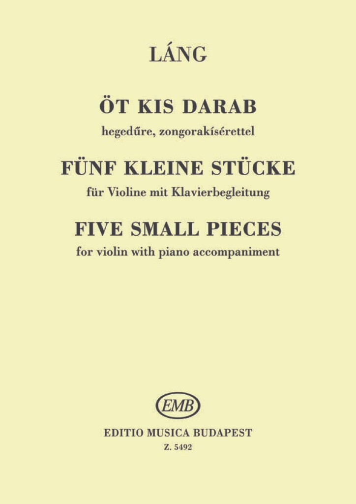 5 Kleine Stuecke