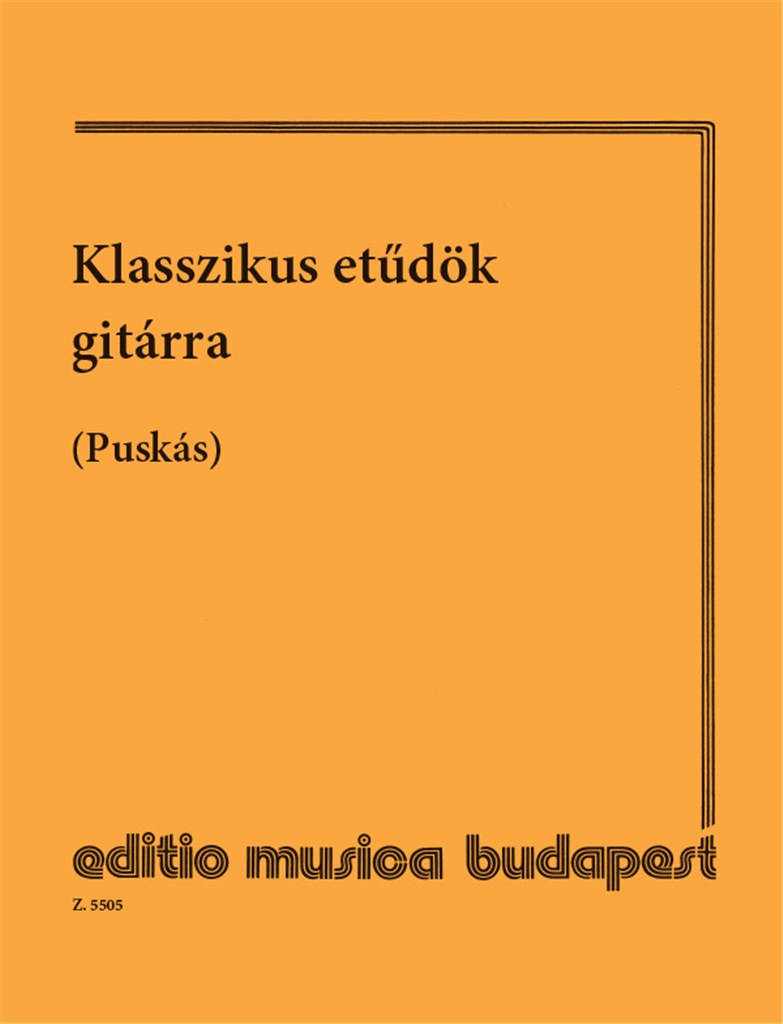 Klassische Etüden für Gitarre