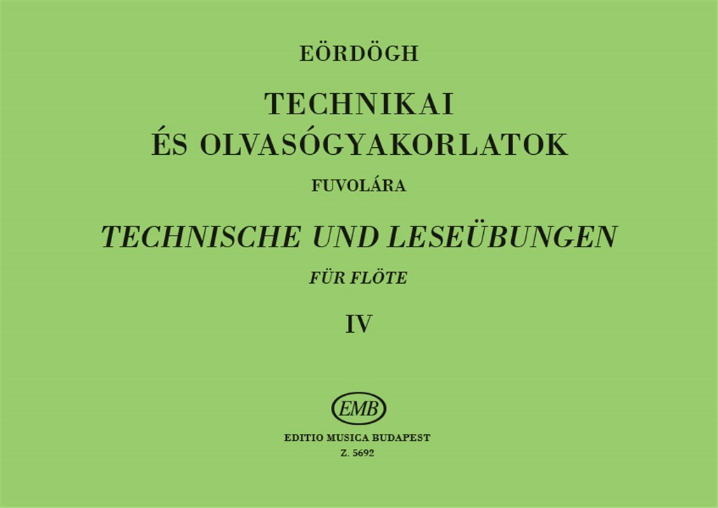 Mittelschwere technische- und Leseübungen IV