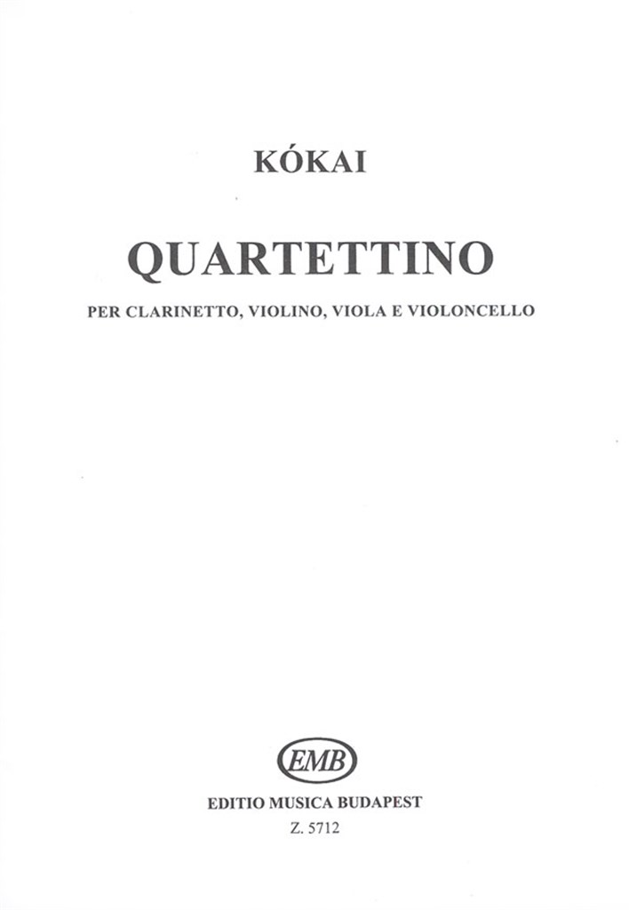Quartettino für Klarinette, Violine, Viola und V