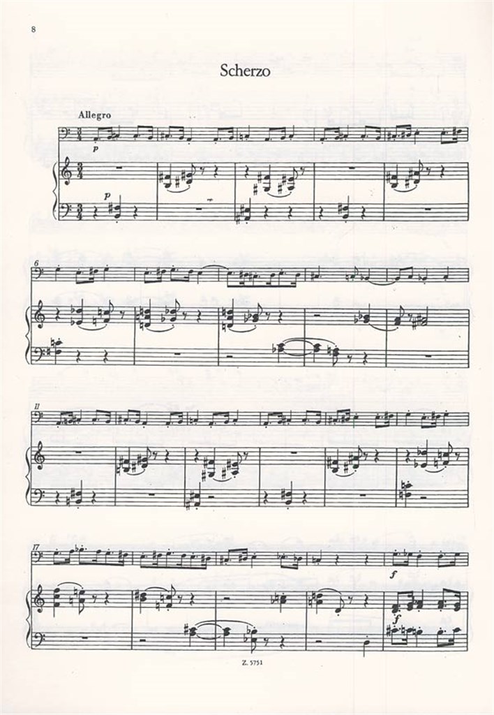 Quattro pezzi per contrabasso e pianoforte