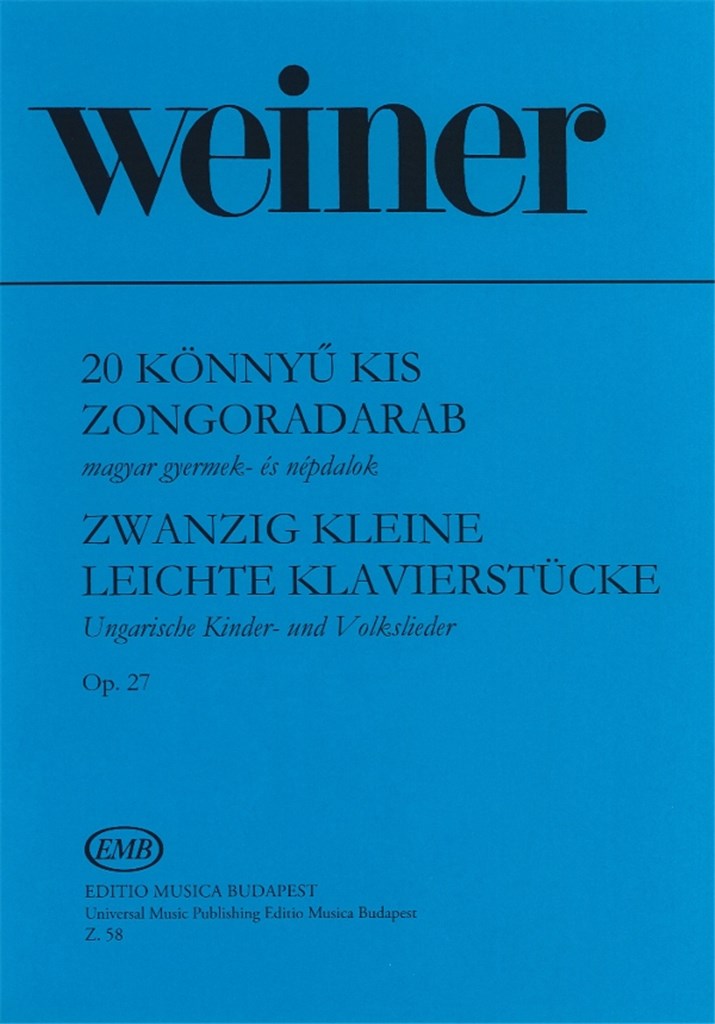 Zwanzig kleine leichte Stücke op. 27
