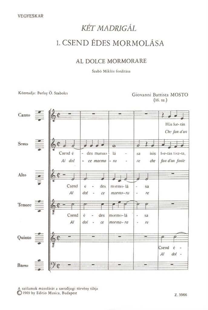 Two madrigals