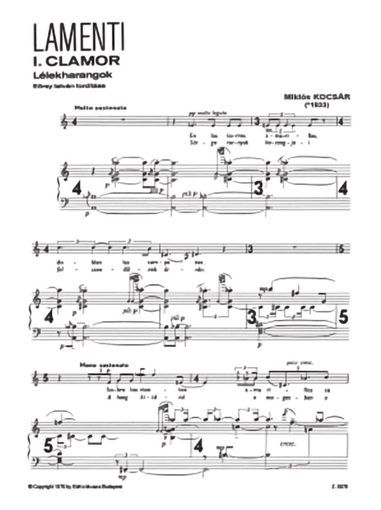 Lamenti Nach Gedichten Von F. García Lorca