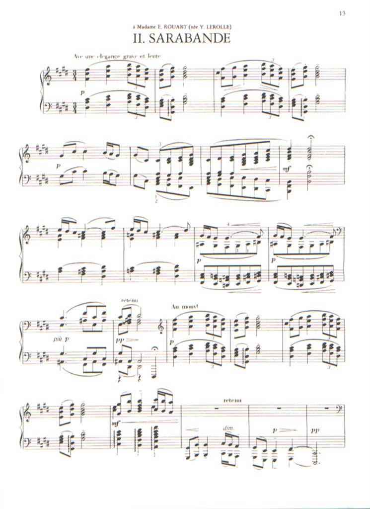 Pour le piano