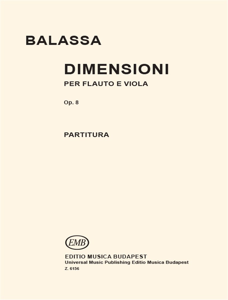 Dimensioni Op. 8