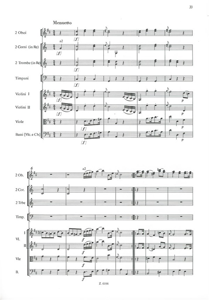 Sinfonia in D