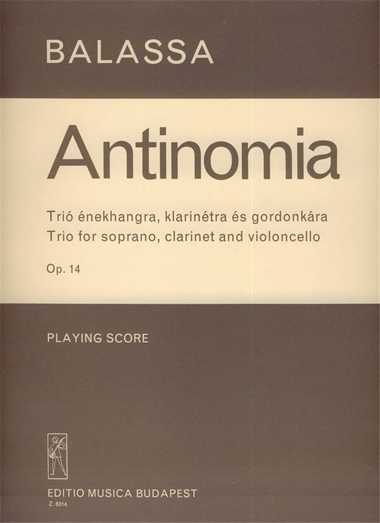 Antinomia op. 14 für Sopran, Klarinette und Violo