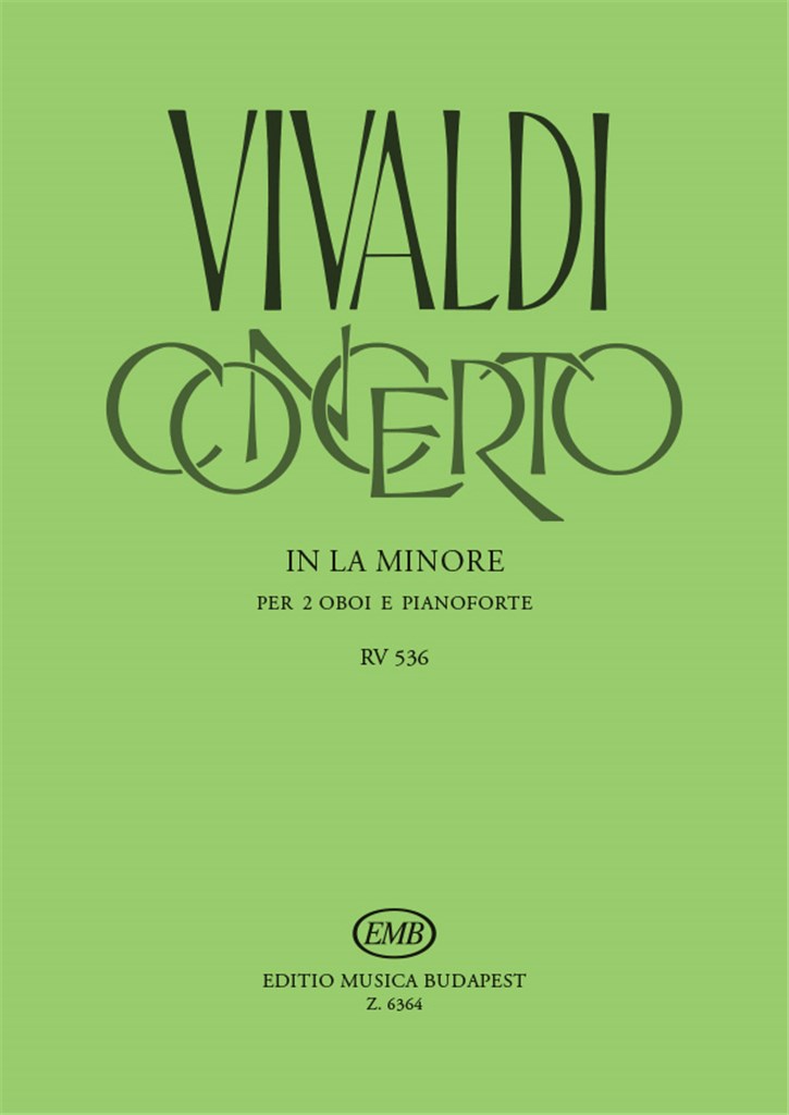 Concerto in la minore per 2 oboi e pianoforte