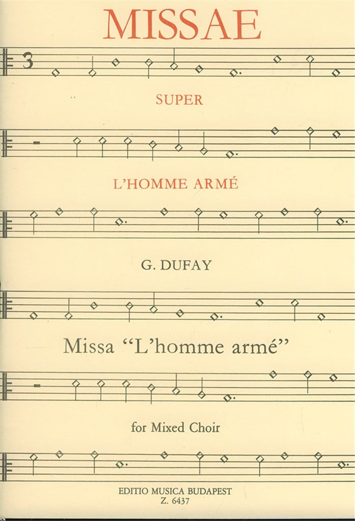 Missa L'homme arme für gem. Chor